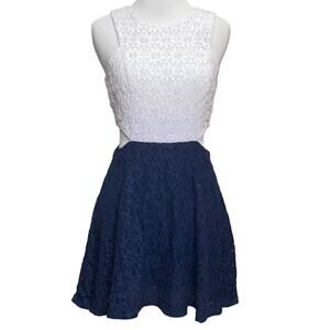 Lucca Couture Daisy Flower Cut Out Dress Small
